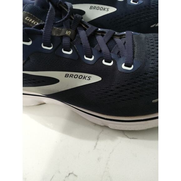 Brooks Ghost 15 Running Athletic shoes 9 Wo Navy/White active gym Athleisure - Picture 6 of 10